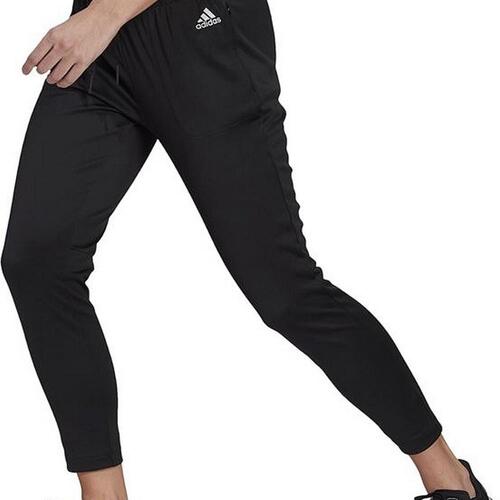 Lange sportsbukser Adidas Sportswear Versatile Dame Sort L