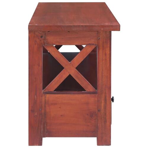 Tv-skab 120 x 30 x 40 cm massivt mahognitræ brun