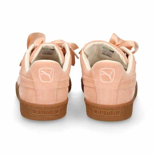 Sportssneakers til damer Puma Basket Heart Dame Laksefarvet 40