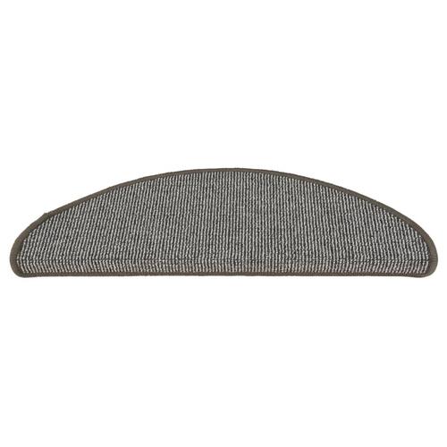Trappemåtter 15 stk. 65x21x4 cm grå