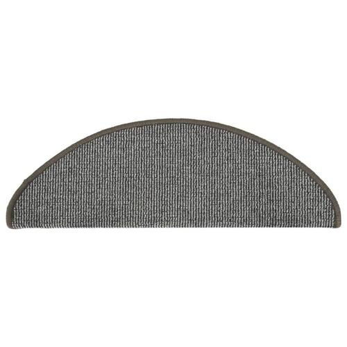Trappemåtter 15 stk. 65x21x4 cm grå