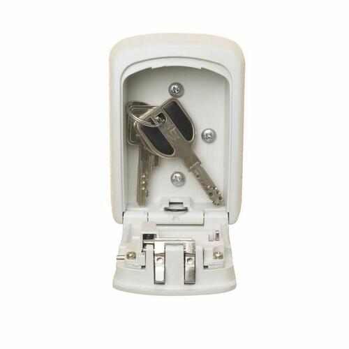 Sikkerhedsboks Master Lock 5401EURDCRM Nøgler Hvid Grå Metal Aluminium 8 x 3 x 12 cm