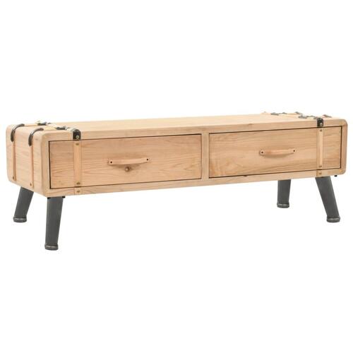 Tv-skab 110x33x35 cm massivt fyrretræ