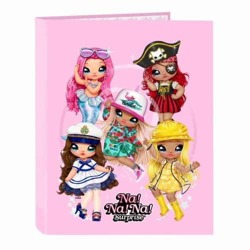 Na!Na!Na! Surprise ringbind - Sparkles Pink A4 (26,5 × 33 × 4 cm)