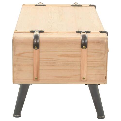 Tv-skab 110x33x35 cm massivt fyrretræ