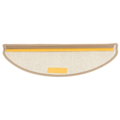 Trappemåtter 15 stk. 65x21x4 cm grå og brun