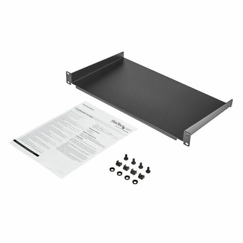 Fast bakke til rack kabinet Startech CABSHELF1U10