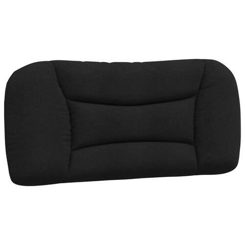 Seng med madras 90x200 cm stof sort