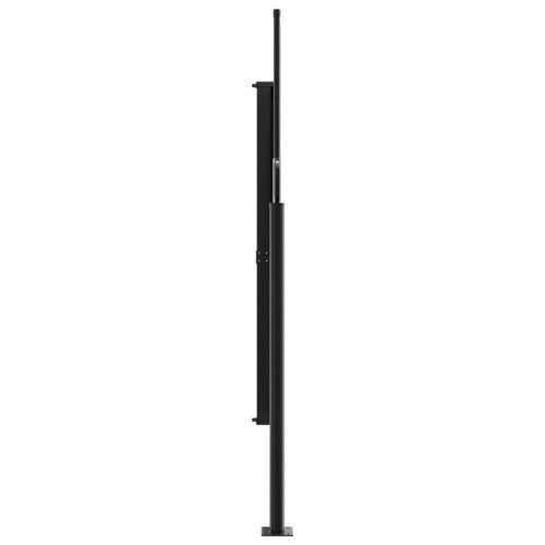Sammenrullelig sidemarkise 180 × 600 cm - mørkegrøn