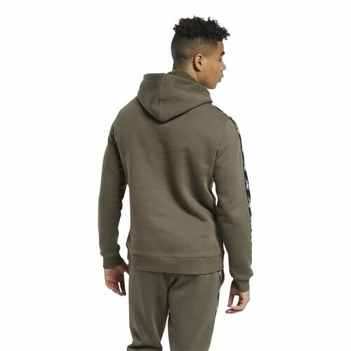 Hættetrøje til Mænd Reebok Training Essentials Tape Khaki S