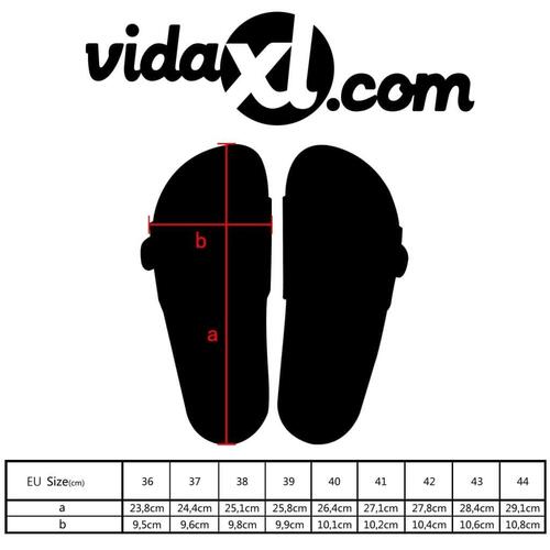 Sorte økologiske kork sandaler med 1 spænde, unisex, størrelse 41