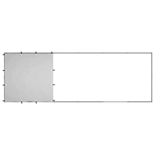 Hundeløbegård 330x110x110 cm stål sort
