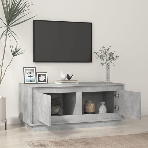 Sofabord 102x50x44 cm konstrueret træ betongrå