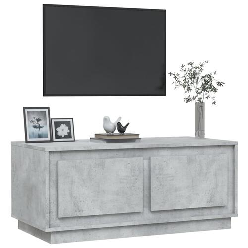 Sofabord 102x50x44 cm konstrueret træ betongrå