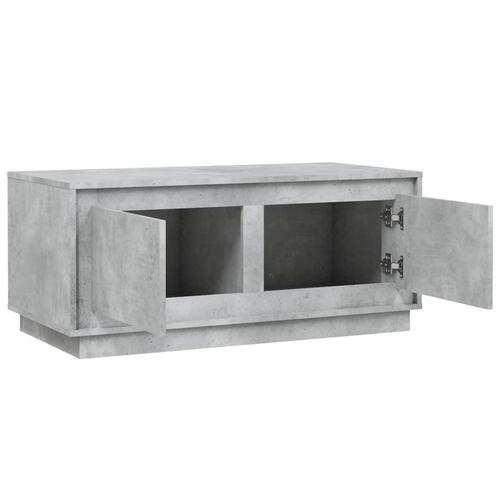 Sofabord 102x50x44 cm konstrueret træ betongrå