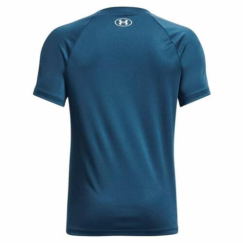 Børne Kortærmet T-shirt Under Armour Big Logo Blå 10-12 år