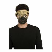 Maske Bulldog Hund Beige Multifarvet Onesize