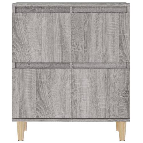 Skænk 60x35x70 cm konstrueret træ grå sonoma-eg