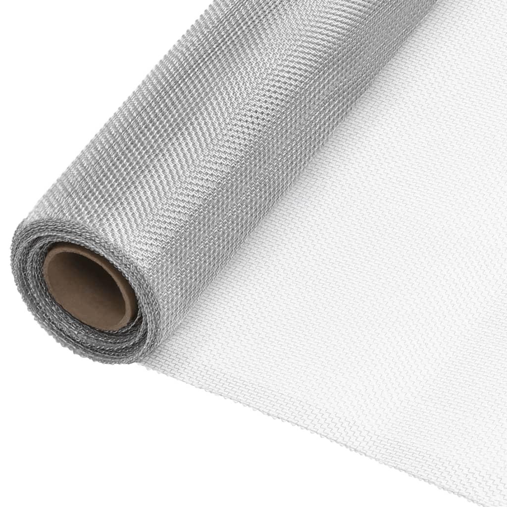 Net 80x1000 cm aluminium sølvfarvet