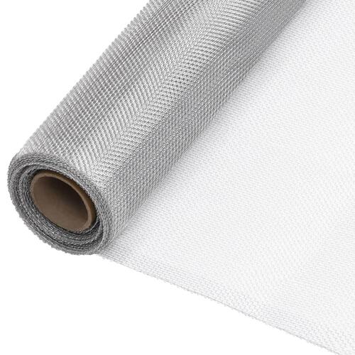 Net 100x2000 cm aluminium sølvfarvet