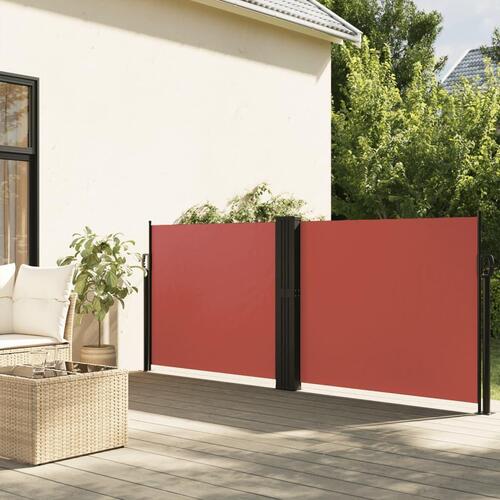 Sammenrullelig sidemarkise 120 x 600 cm terrakotta