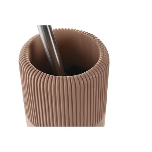 Toiletbørste 11 X 11 X 36,5 CM Cement Terrakotta Rustfrit stål