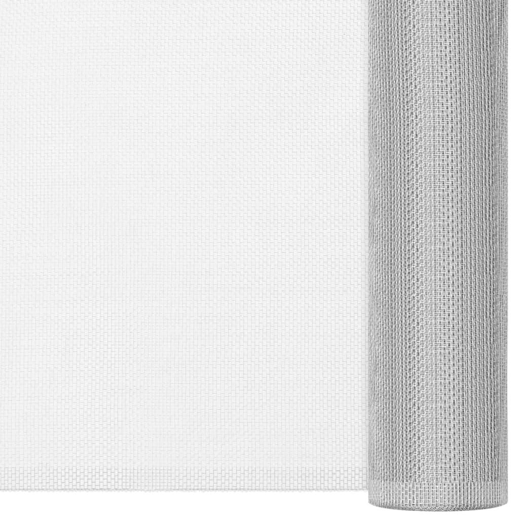 Net 112x500 cm aluminium sølvfarvet