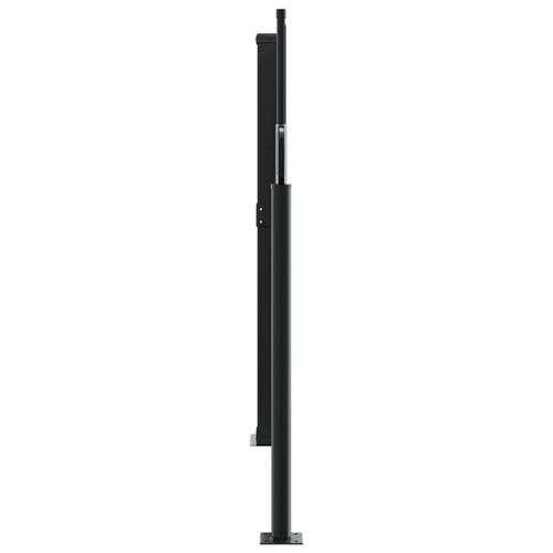 Sammenrullelig sidemarkise 120 x 600 cm terrakotta