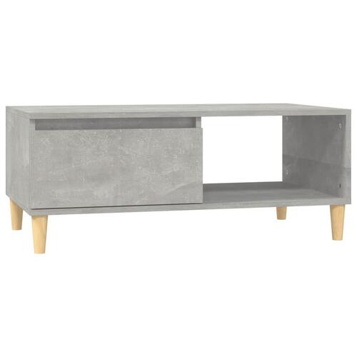 Sofabord 90x50x36,5 cm konstrueret træ betongrå