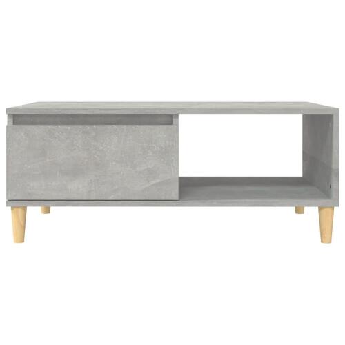 Sofabord 90x50x36,5 cm konstrueret træ betongrå