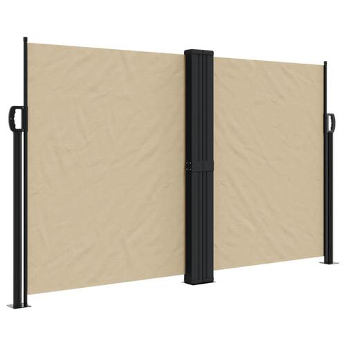 Sammenrullelig sidemarkise 140x600 cm beige