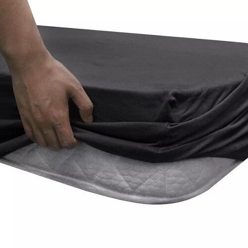 Tilpasset lagen til madras 2 stk. 140 x 200 - 160 x 200 cm bomuldsjersey