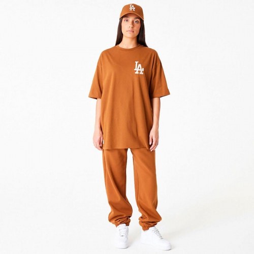 New Era kortærmet T-shirt til mænd - brun LA, XL