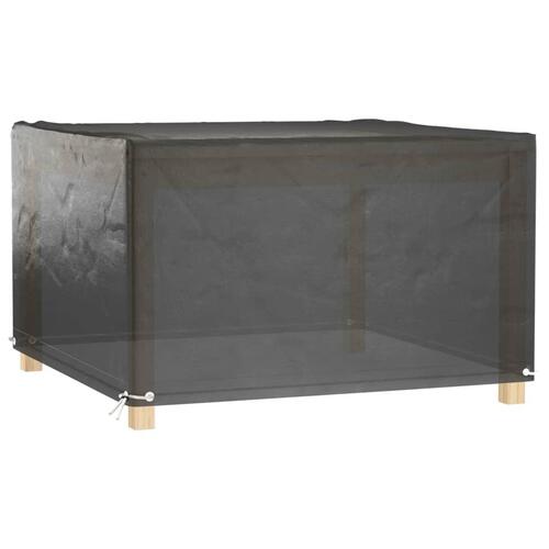Havemøbelovertræk 2 stk. 132x132x80 cm 8 øjer firkantet