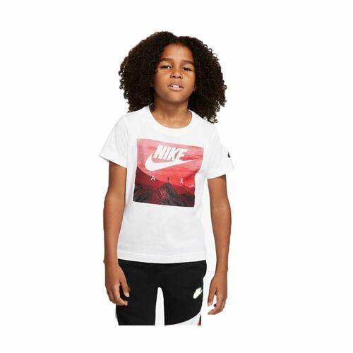 Børne Kortærmet T-shirt Nike Air View Hvid 3 år