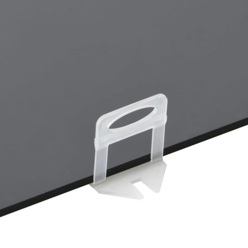 Nivelleringsklips til fliser 250 stk. 1 mm