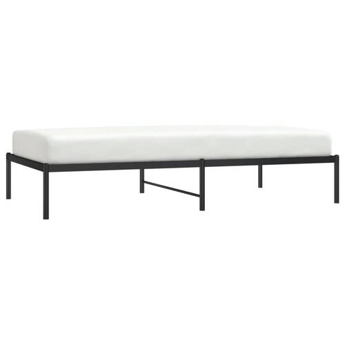 Sengeramme 100x190 cm metal sort