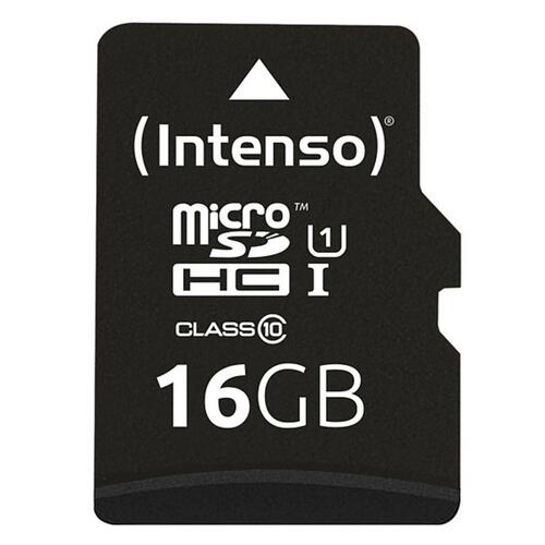 Mikro-SD-hukommelseskort med adapter INTENSO 34234 UHS-I Premium Sort 32 GB