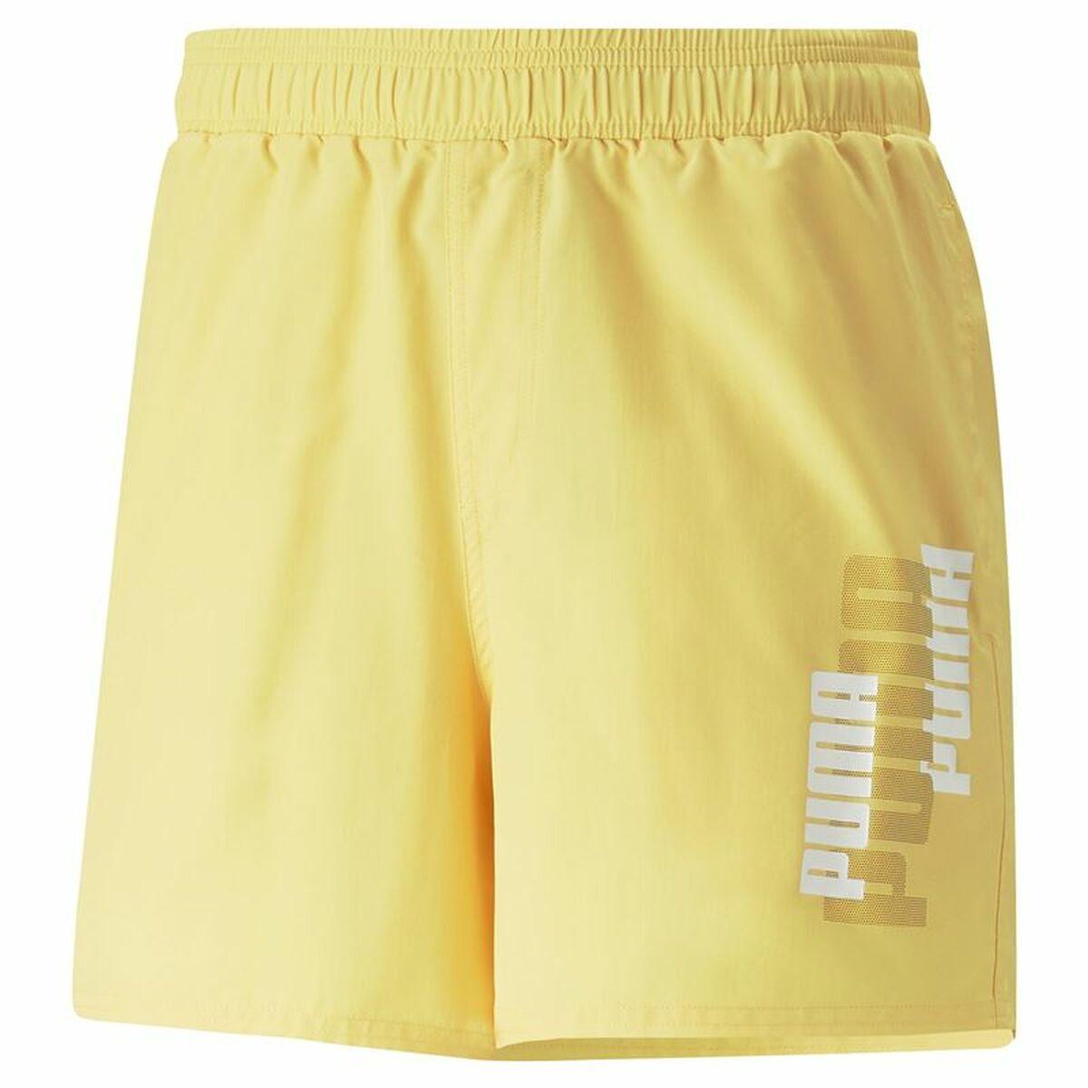 Sport shorts til mænd Puma Ess+ Logo Power Gul XL