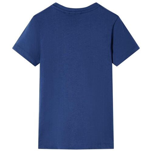 T-shirt til børn str. 92 mørkeblå