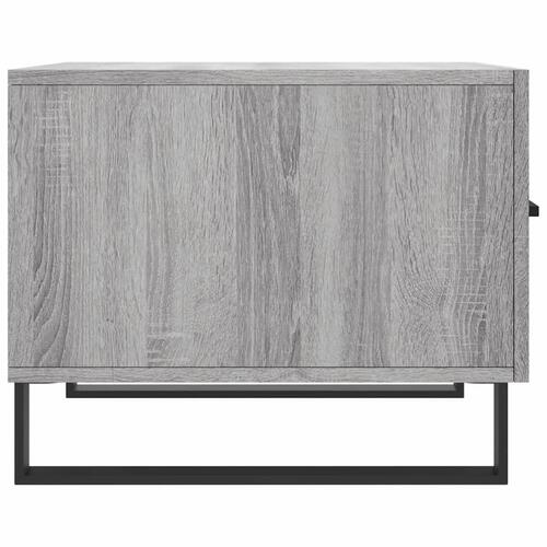 Sofaborde 2 stk. 50x50x40 cm konstrueret træ grå sonoma-eg