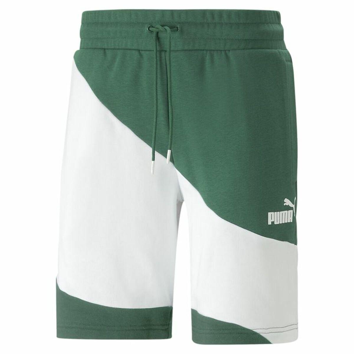 Sport shorts til mænd Puma Power Cat Grøn M