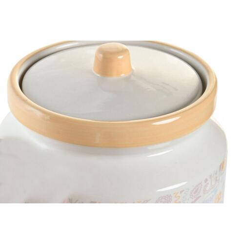 Blik 15 x 15 x 21 cm Hvid Gul Dolomite Shabby Chic