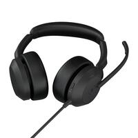 Hovedtelefoner med mikrofon Jabra Evolve2 50 Sort