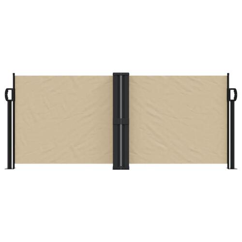 Sammenrullelig sidemarkise 100x600 cm beige
