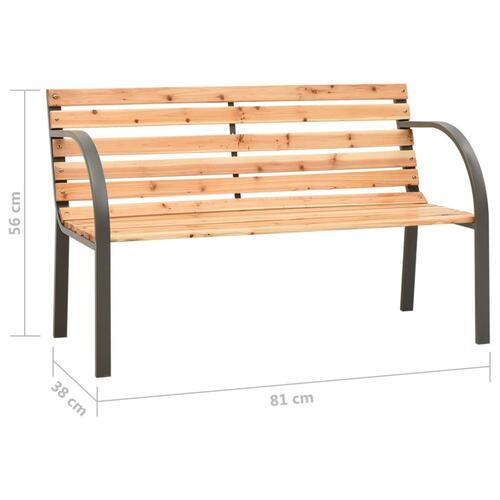 Havebænk til børn 81 cm kinesisk grantræ