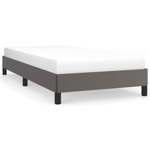 Sengeramme 80x200 cm kunstlæder grå