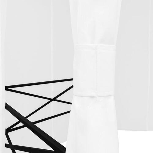 Havetelt med gardiner 360x312x265 cm 180 g/m² hvid