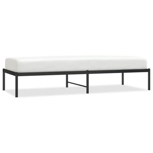 Sengeramme 75x190 cm metal sort