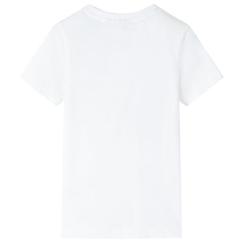 T-shirt til børn str. 128 ecrufarvet